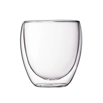 VASO DE VIDRIO DOBLE 80 ML