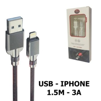 CABLE USB A IPHONE 1,5 MTS