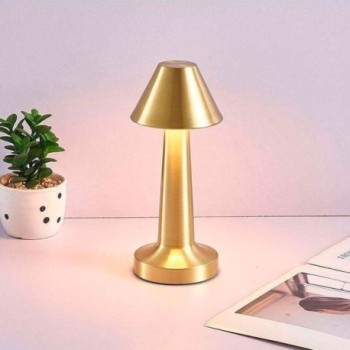 LAMPARA DE MESA METALICA...