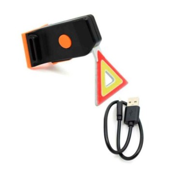 LUZ BICI RECARGABLE TRASERA...