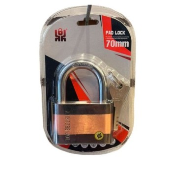 CANDADO 70 MM - 4 LLAVES