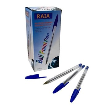 BOLIGRAFO CRISTAL AZUL X50