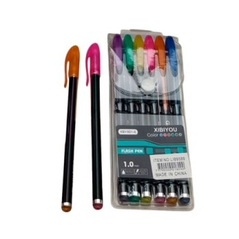BOLIGRAFO DE GEL X6 COLOR...