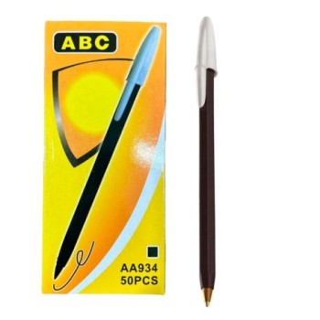 BOLIGRAFO OPACO NEGRO X50