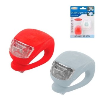 LUZ DE BICI BLANCO/ROJO