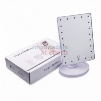 ESPEJO CON LUCES LED USB
